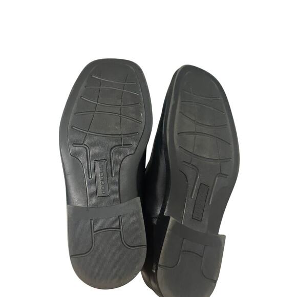 Dockers Men's 8 Black Emptor Slip On Synthetic Leather Round Toe Dress Shoe - Picture 7 of 11